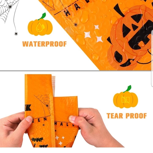 10 ct Halloween bubble mailers;6” x 10”inches - Picture 5 of 10